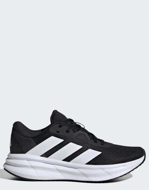 adidas performance Galaxy 7 running shoes in core black / cloud white / car - view 1