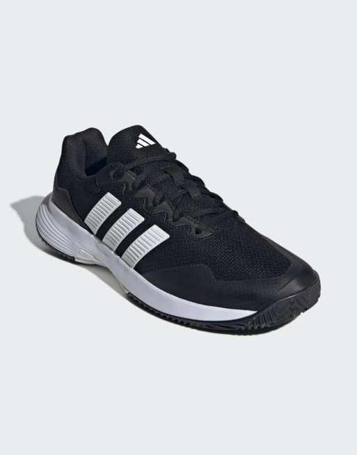 adidas Performance - Gamecourt 2 - Sorte tennissko med hvide detaljer