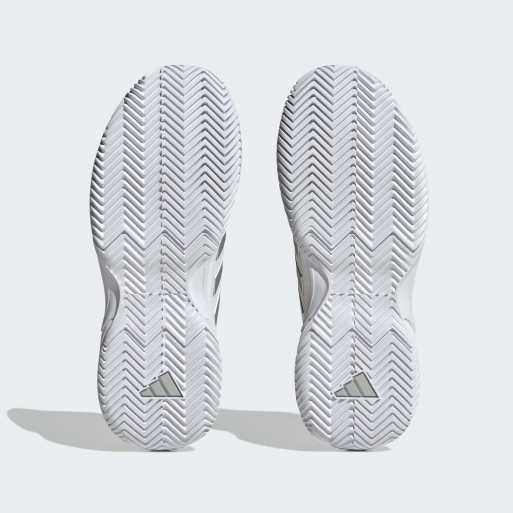 adidas performance – Gamecourt 2.0 – Biało-srebrne metaliczne buty tenisowe, 2 z 4
