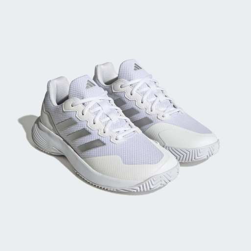 adidas performance - Gamecourt 2.0 - Tennisschoenen in cloud white / silver metallic
