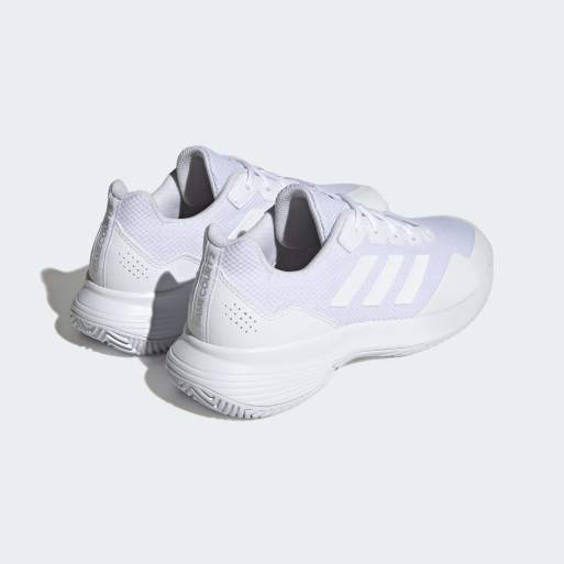 adidas Performance – Gamecourt 2.0 – Tennisschuhe in Wolkenweiß/Wolkenweiß/Metallic, 4 von 4
