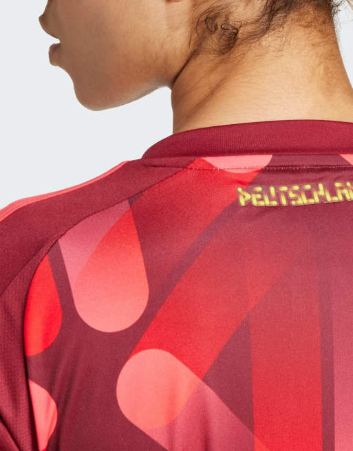adidas performance Germany 25 (women's team) away jersey in team coll burgundy 2, 4 of 4