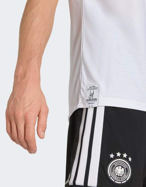 adidas performance Germany 26 home authentic jersey in white, 3 of 4