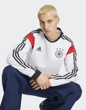adidas performance Germany crew 2014 sweatshirt in white