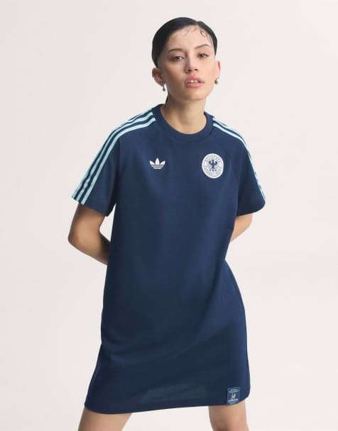 adidas Performance – Germany Originals – Granatowa sukienka - view 1