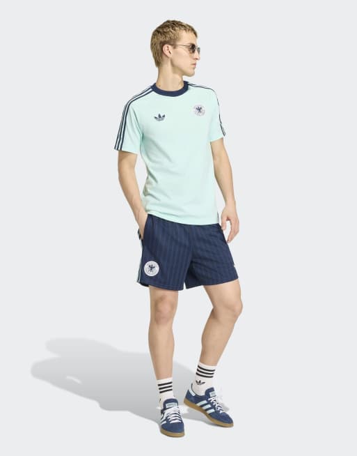 adidas performance - Germany Originals - T-shirt color acqua semi flash