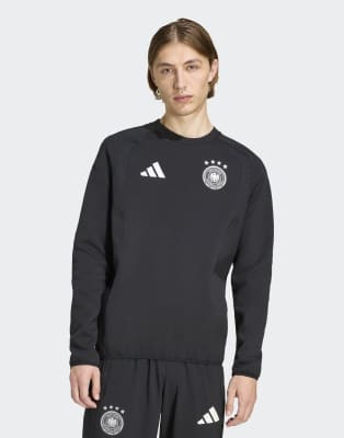 adidas performance Germany tiro travel crew sweatshirt in black