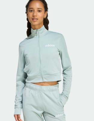 adidas Performance - Glam - Trainingsanzug in Wonder Sage-Grün