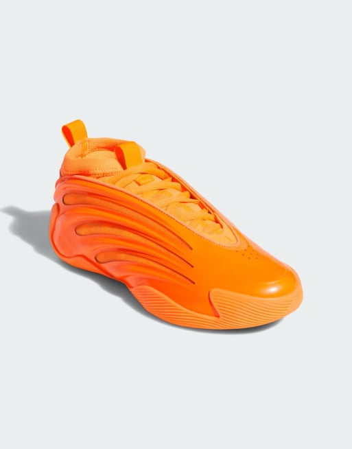 adidas Performance – Harden Volume 9 – Orange och svarta skor, 3 av 4