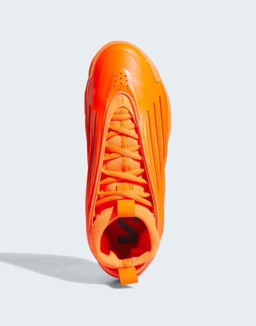 adidas performance Harden Volume 9 trainers in solar orange and black