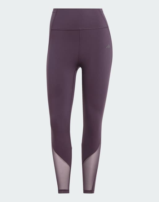 adidas Performance – HIIT – Schmal geschnittene 7/8-Sportleggings in Lila, 4 von 4