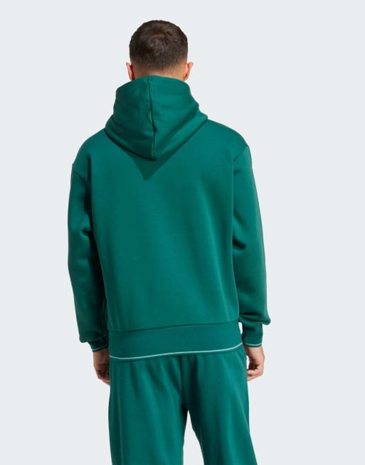 adidas Performance - Hoodie met college logo in groenblauw, 3 van 4