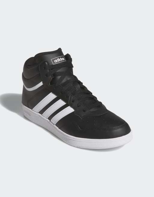 adidas Performance – Hoops 4.0 – Mittelhohe Schuhe in Core-Schwarz/Wolkenweiß/Cor