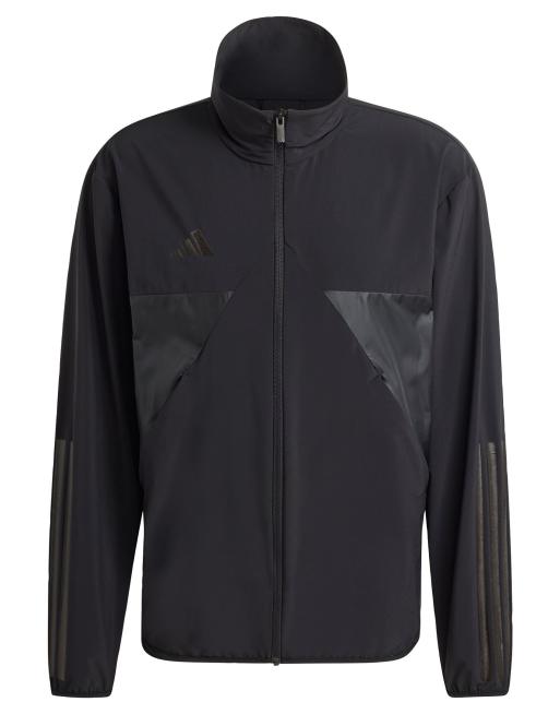 adidas Performance – House of Tiro – Trainingsoberteil in Schwarz/farbig reflektierendem Design, 3 von 5