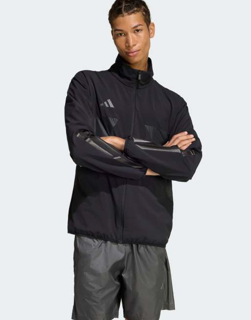 adidas Performance - House of Tiro - Trainingstop in zwart / gekleurd reflecterend