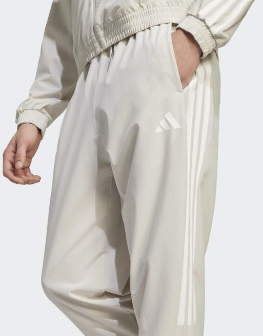 adidas Performance - House of Tiro - Vævede bukser i beige/hvid, 4 af 5