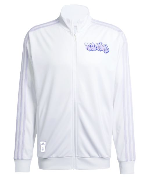 adidas Performance - Hvid træningsoverdel med Real Madrid-print, 3 af 4