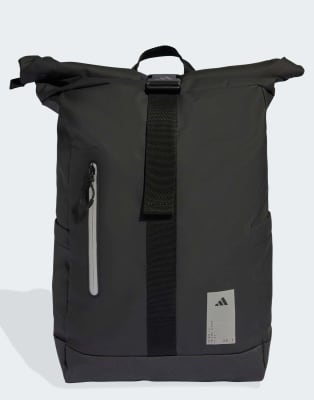 adidas Performance - Hybrid - Rucksack in Schwarz / Silber reflektierend
