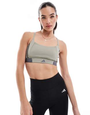 adidas Performance - Hyperglam - Bustier in Grün