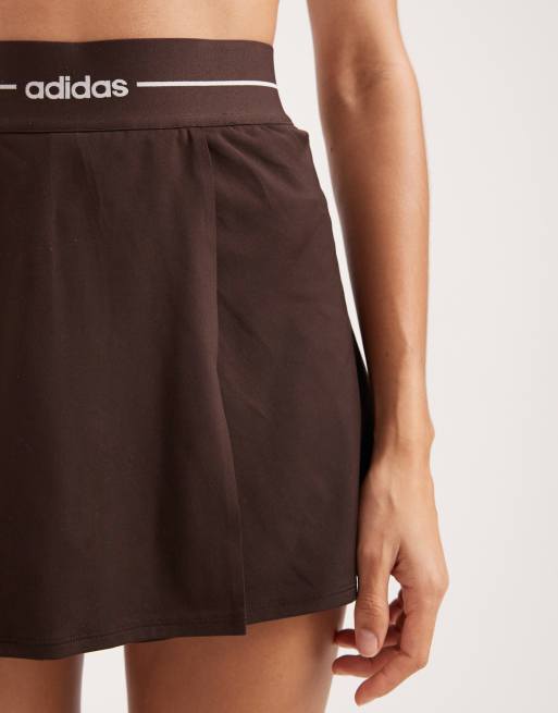 adidas performance – Hyperglam – Kaffebrun skort, 3 av 5