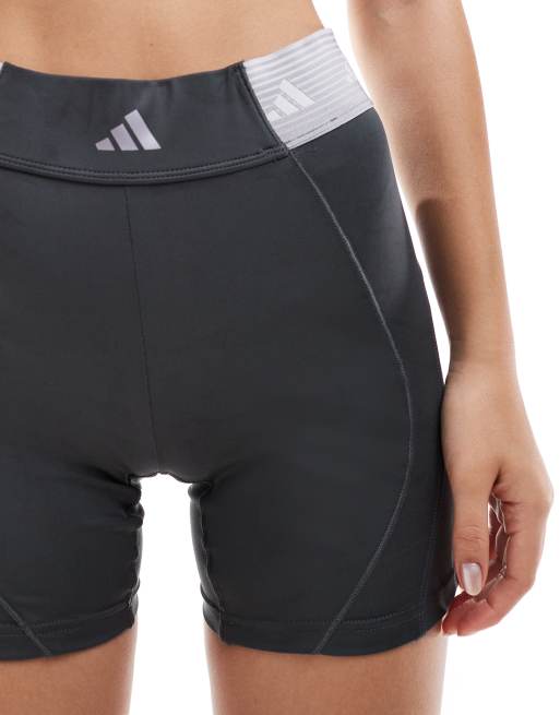 adidas Performance - Hyperglam - Pantaloncini da 5“ grigi, 2 di 5
