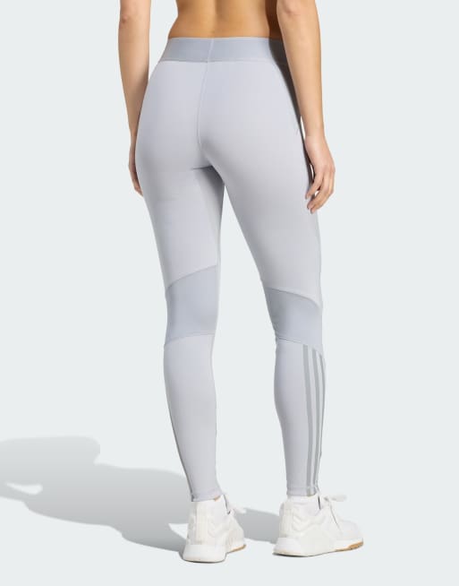 adidas performance Hyperglam shine full-length leggings in halo