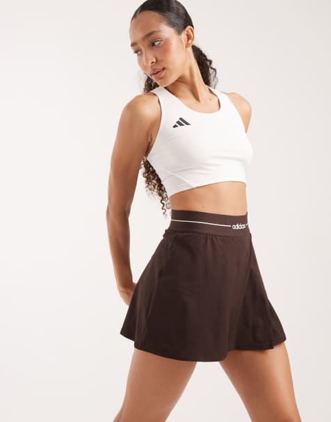 adidas performance Hyperglam skort in brown - view 1