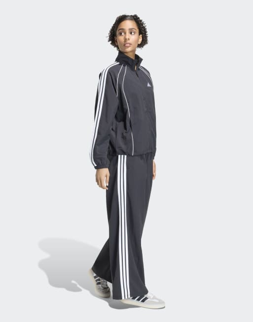 adidas Performance - Iconic - Haut de survêtement tissé avec 3 bandes - Noir/blanc, 4 de 5