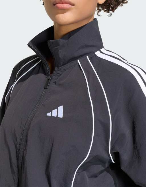 adidas Performance - Iconic - Haut de survêtement tissé avec 3 bandes - Noir/blanc, 5 de 5