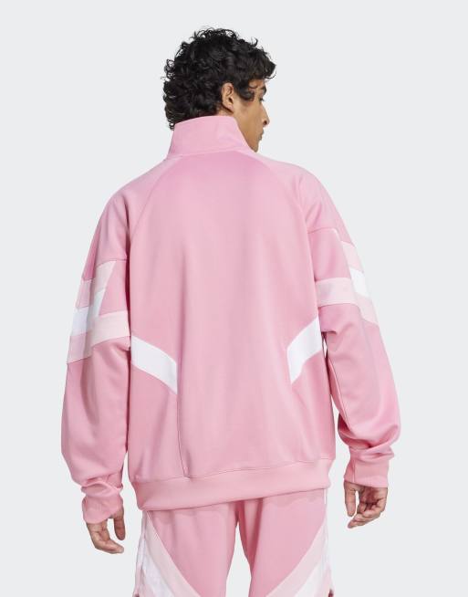 adidas Performance - Inter Miami CF - Sweat ras de cou à col zippé - Rose