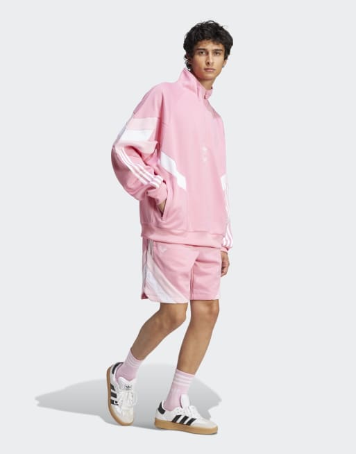 adidas Performance - Inter Miami CF - Sweat ras de cou à col zippé - Rose