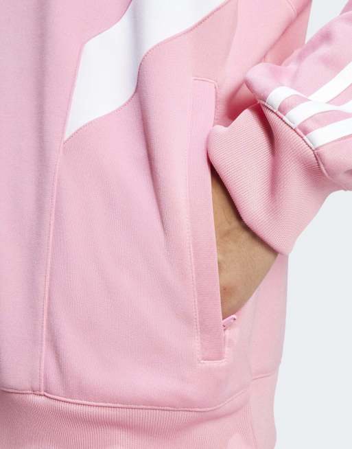 adidas Performance - Inter Miami CF - Sweat ras de cou à col zippé - Rose