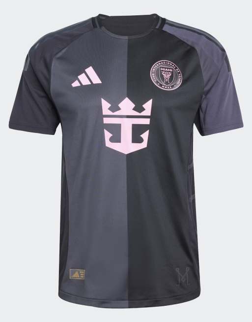 adidas performance – Inter Miamo CF 25/26 – Svart bortatröja i autentisk design