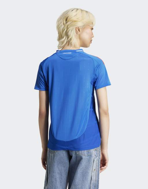 adidas Performance - Italie équipe féminine - Maillot domicile 2024 authentique - Bleu, 2 de 4