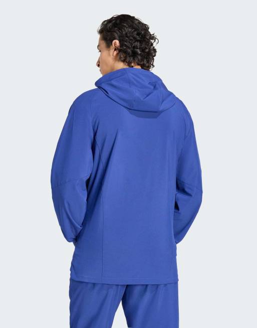 adidas Performance - Italië - Tiro Travel - Windjack met rits in blauw, 2 van 4
