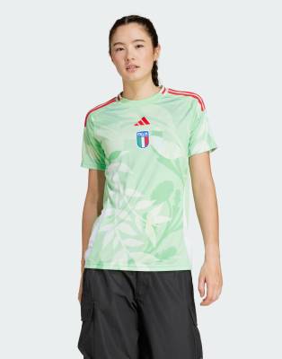 adidas Performance - Italien 25 (Damenmannschaft) - Away - Auswärts-Trikot in Glory Mint-Grün