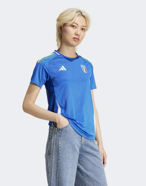 adidas performance - Italy 2024 - Thuisjersey damesteam in blauw, 3 van 4