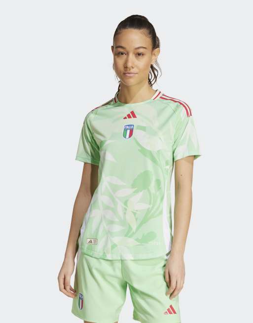 adidas performance – Italy 25 (Damenmannschaft) Authentic – Auswärts-Trikot in Ruhm-Minzgrün