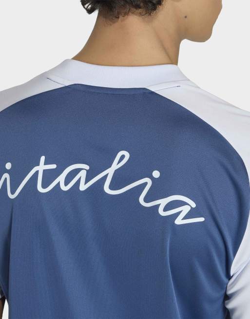 adidas performance Italy 26 away pre-match jersey in night marine, 4 of 4
