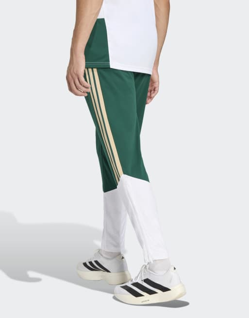 adidas Performance – Italy 26 Tiro – Gröna träningsbyxor i jersey, 2 av 4