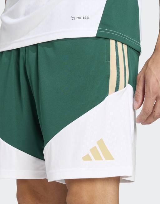 adidas performance Italy 26 tiro training shorts in collegiate green, 3 of 4