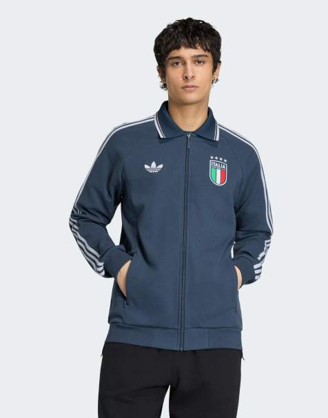 adidas Performance - Italy - Away Anthem - Jack in marineblauw - view 1