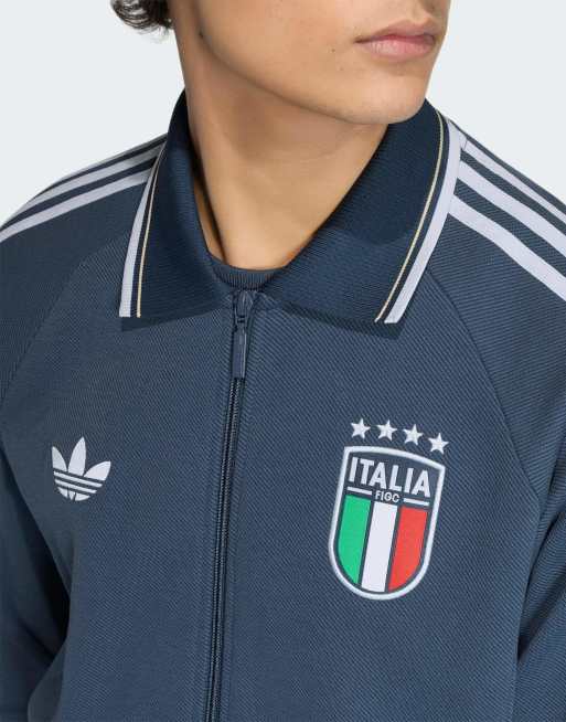 adidas Performance – Italy Away Anthem – Jacke in dunklem Marineblau, 3 von 5