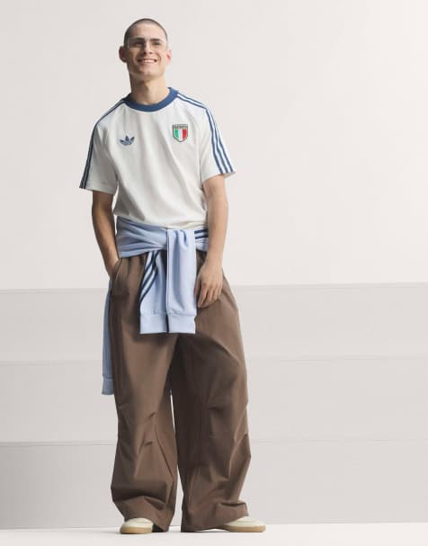 adidas Performance – Italy Originals – Biały T-shirt - view 1