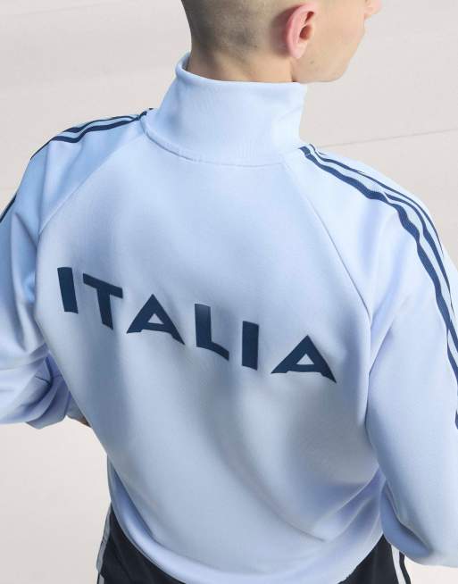 adidas Performance – Italy Originals – Niebieska bluza dresowa, 5 z 5