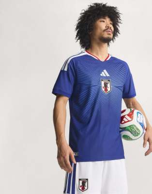 Performance - Japan 26 - Authentic-Heimtrikot in Japan-Blau/Aschblau Blau M