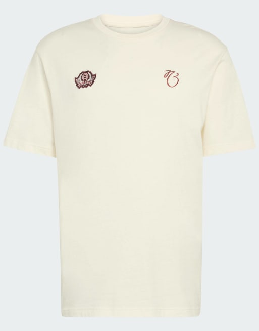 adidas Performance - Jude Bellingham - Råhvid løstsiddende T-shirt, 3 af 4