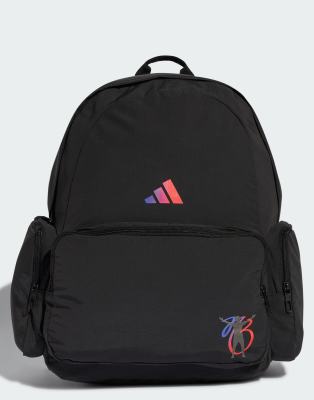 adidas Performance - Jude Bellingham - Supersize-Rucksack in Schwarz/Semi Lucid Red