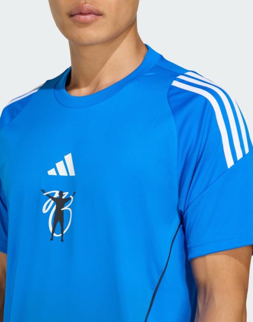 adidas performance Jude bellingham training jersey in glow blue | ASOS