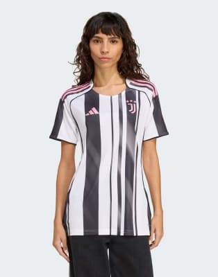 adidas Performance - Juventus 25/26 - Home - Heimtrikot in Weiß / Schwarz